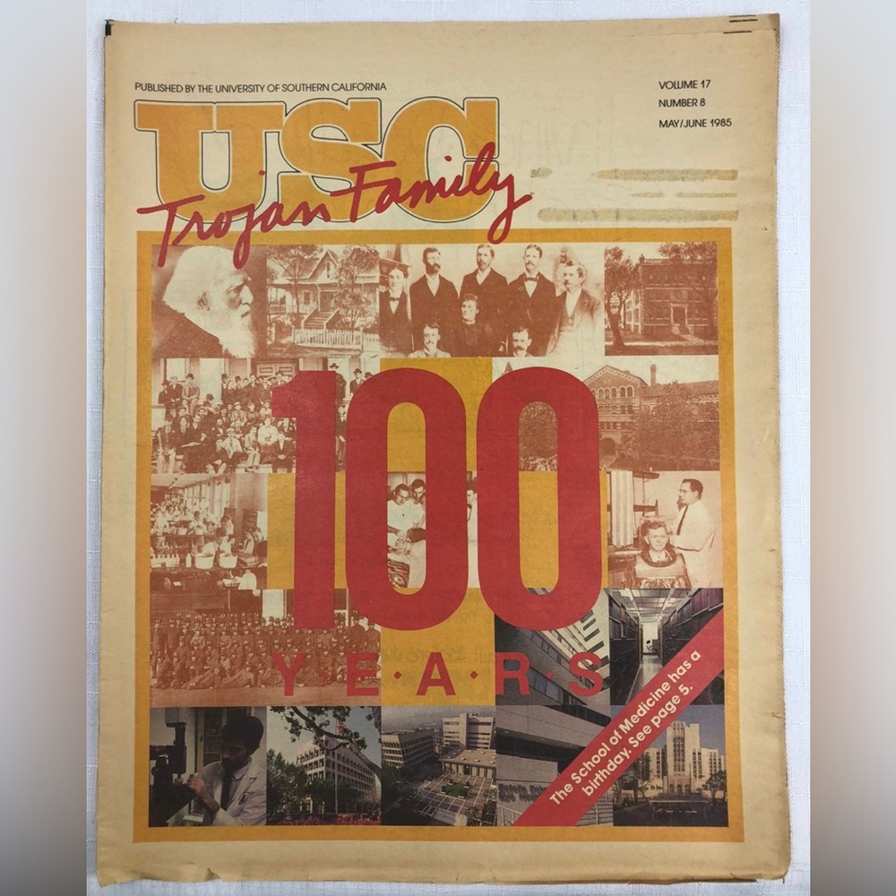 1985 USC Trojan Family Newspaper Published By The University Of Southern CA